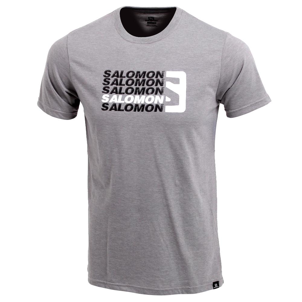 T-Shirts Salomon Homme Grise - Salomon STANDOUT SS M - France (9352-YDJXF)